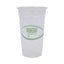 Greenstripe Renewable And Compostable Pla Cold Cups, 24 Oz, 50/pack, 20 Packs/carton