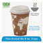 Ecolid 25% Recycled Content Hot Cup Lid, White, Fits 8 Oz Hot Cups, 100/pack, 10 Packs/carton