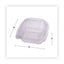 Clear Clamshell Hinged Food Containers, 6 X 6 X 3, Plastic, 80/pack, 3 Packs/carton