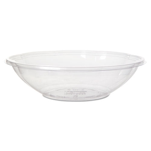 Salad Bowls, 48 Oz, 6.69" Diameter X 4.38"h, Clear, Plastic, 300/carton