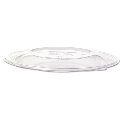 Salad Bowl Lids, Lids For 64 Oz Squat Salad Bowls, 9.5" Diameter, Clear, Plastic, 300/carton