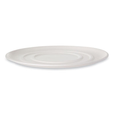 Worldview Sugarcane Pizza Trays, 16 X 16 X 02, White, 50/carton