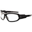 Skullerz Loki Safety Glasses/goggles, Black Frame/clear Lens, Nylon/polycarb