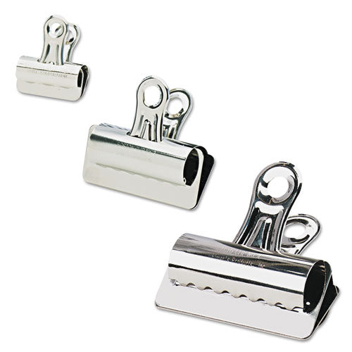 Bulldog Clips, Jumbo, Nickel, 12/box