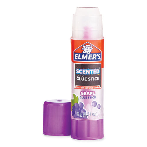 Elmer's Washable School Glue, Purple, 0.24 oz Stick - 30 Count