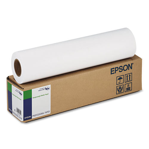 Singleweight Matte Paper, 5 Mil, 36" X 131.7 Ft, Matte White