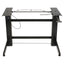 Workfit-b Sit-stand Base, Up To 88 Lb, 42" X 26" X 32" To 51.5", Black