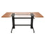 Workfit-b Sit-stand Base, Up To 88 Lb, 42" X 26" X 32" To 51.5", Black