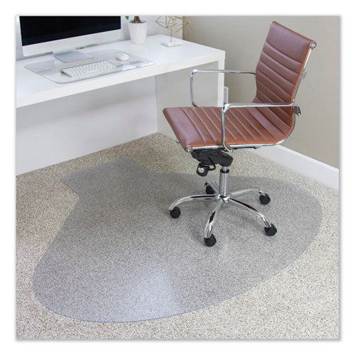 Everlife Chair Mats For Medium Pile Carpet, Rectangular, 46 X 60, Clear