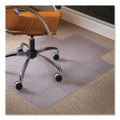 Natural Origins Chair Mat With Lip For Carpet, 45 X 53, Clear