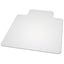 Natural Origins Chair Mat With Lip For Hard Floors, 45 X 53, Clear