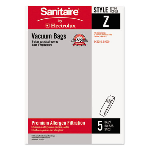 Style Z Vacuum Bags, 5/pack