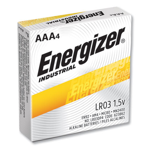 Industrial Alkaline Aaa Batteries, 1.5 V, 24/box