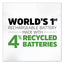 Nimh Rechargeable C Batteries, 1.2 V, 2/pack
