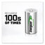 Nimh Rechargeable C Batteries, 1.2 V, 2/pack