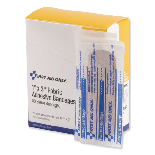First Aid Fabric Knuckle Bandages, 8/box