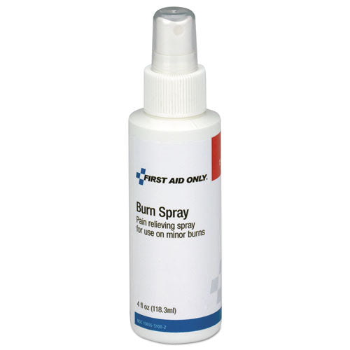 Refill For Smartcompliance General Business Cabinet, First Aid Burn Spray, 4 Oz Bottle