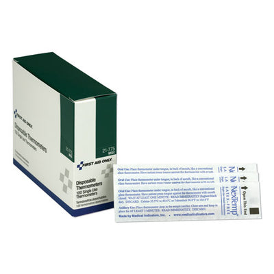 Disposable Forehead Thermometer, Dot-matrix Phase Change,100/box