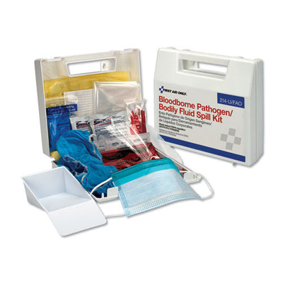 Bbp Spill Cleanup Kit, 7.5 X 4.5 X 2.75, White