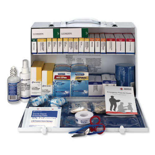 Ansi 2015 Class B+ Type I And Ii Industrial First Aid Kit For 75 People, 446 Pieces, Metal Case