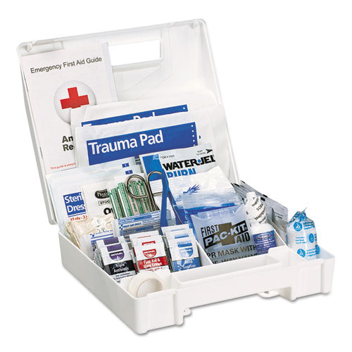 Ansi 2015 Compliant Class A+ Type I And Ii First Aid Kit For 25 People, 141 Pieces, Plastic Case
