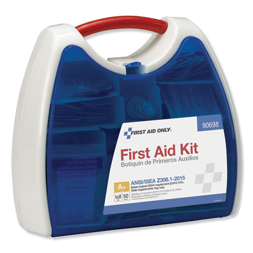 Readycare First Aid Kit For 50 People, Ansi A+, 238 Pieces, Plastic Case