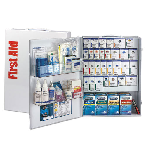 Ansi 2015 Smartcompliance General Business First Aid Kit For 150 People, 925 Pieces, Metal Case