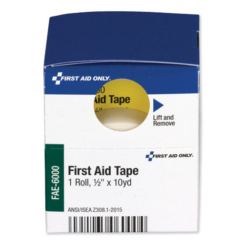 First Aid Tape, Acrylic, 0.5" X 10 Yds, White