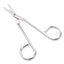 Scissors, Pointed Tip, 4.5" Long, Nickel Straight Handle