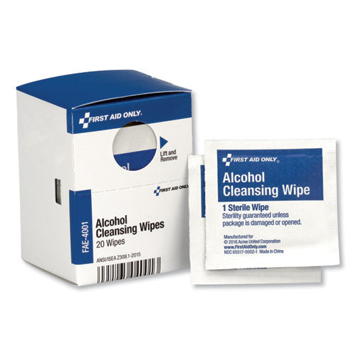 Alcohol Cleansing Pads, Dispenser Box, 100/box