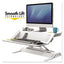 Lotus Sit-stands Workstation, 32.75" X 24.25" X 5.5" To 22.5", Black