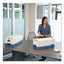 Stor/file Medium-duty Strength Storage Boxes, Letter Files, 12.25" X 24.13" X 10.75", White/blue, 4/carton