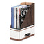 Corrugated Cardboard Magazine File, 4 X 11 X 12.25, Wood Grain, 12/carton