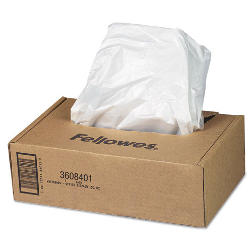 Shredder Waste Bags, 9 Gal Capacity, 100/carton