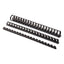 Plastic Comb Bindings, 3/4" Diameter, 150 Sheet Capacity, Black, 100/pack