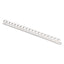 Plastic Comb Bindings, 3/8" Diameter, 55 Sheet Capacity, White, 100/pack