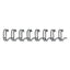 Wire Bindings, 9/16" Diameter, 130 Sheet Capacity, Black, 25/pack