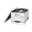 Stor/file Storage Box, Letter/legal Files, 12.5" X 16.25" X 10.5", White, 6/pack