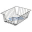 Wire Desk Tray Organizer, 1 Section, Legal Size Files, 12" X 16.5" X 5", Black