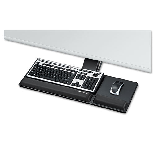 Designer Suites Compact Keyboard Tray, 19w X 9.5d, Black