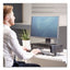 Designer Suites Monitor Riser, For 21" Monitors, 16" X 9.38" X 4.38" To 6", Black Pearl, Supports 40 Lbs