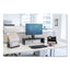 Designer Suites Desktop Organizer, 7 Compartments, Plastic, 11.13 X 5 X 3.78, Black Pearl