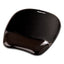 Gel Crystals Mouse Pad With Wrist Rest, 7.87 X 9.18, Black