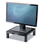 Standard Monitor Riser, 13.38" X 13.63" X 2" To 4", Graphite, Supports 60 Lbs