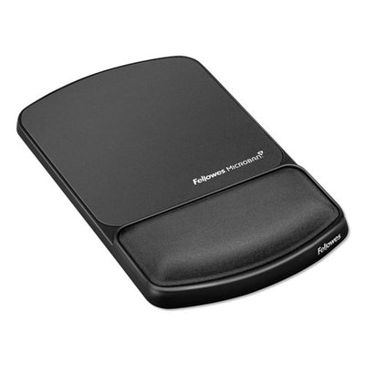 Mouse Pad With Wrist Support With Microban Protection, 6.75 X 10.12, Graphite