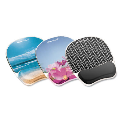 Photo Gel Keyboard Wrist Rest With Microban Protection, 18.56 X 2.31, Sandy Beach Design