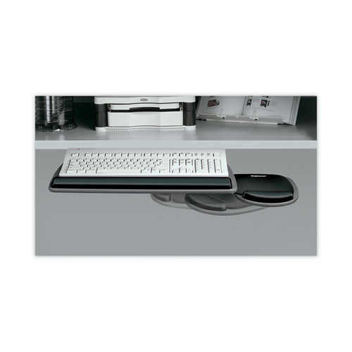 Adjustable Standard Keyboard Platform, 20.25w X 11.13d, Graphite/black