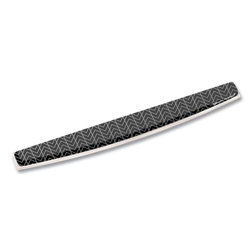 Photo Gel Keyboard Wrist Rest With Microban Protection, 18.5 X 2.31, Chevron Design