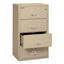 Insulated Lateral File, 4 Legal/letter-size File Drawers, Parchment, 31.13" X 22.13" X 52.75", 260 Lb Overall Capacity