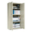 Storage Cabinet, 36w X 19.25d X 72h, Ul Listed 350 Degree, Parchment